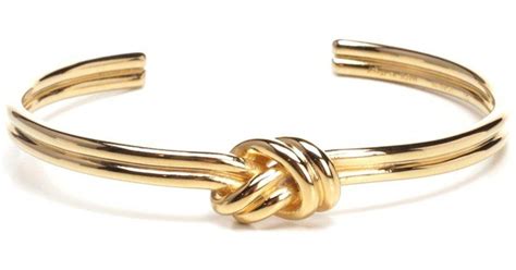 gold knot bracelet celine|Celine double knot bracelet.